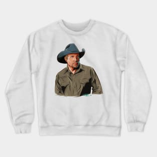 Garth Brooks - An illustration by Paul Cemmick Crewneck Sweatshirt